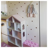 FIJN Pink Roof House Bookshelf - Kids Haven